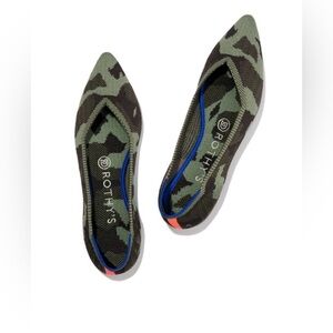 Rothy’s The Point Flats – Camo Print - EUC